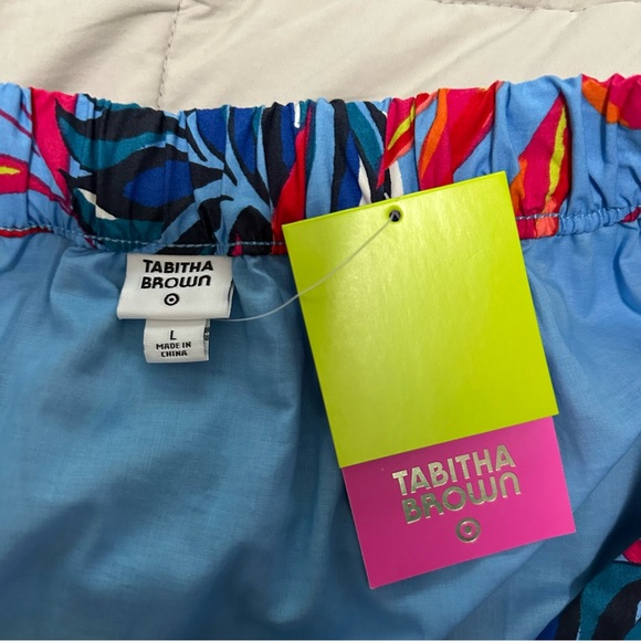Tabitha Brown for Target Tropical Print Tiered Midi Skirt NWT Women’s Size Large - Picture 7 of 11